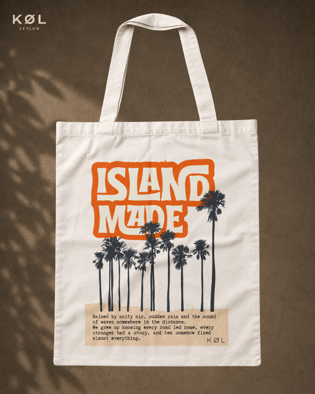 Island made | Canvas tote bag