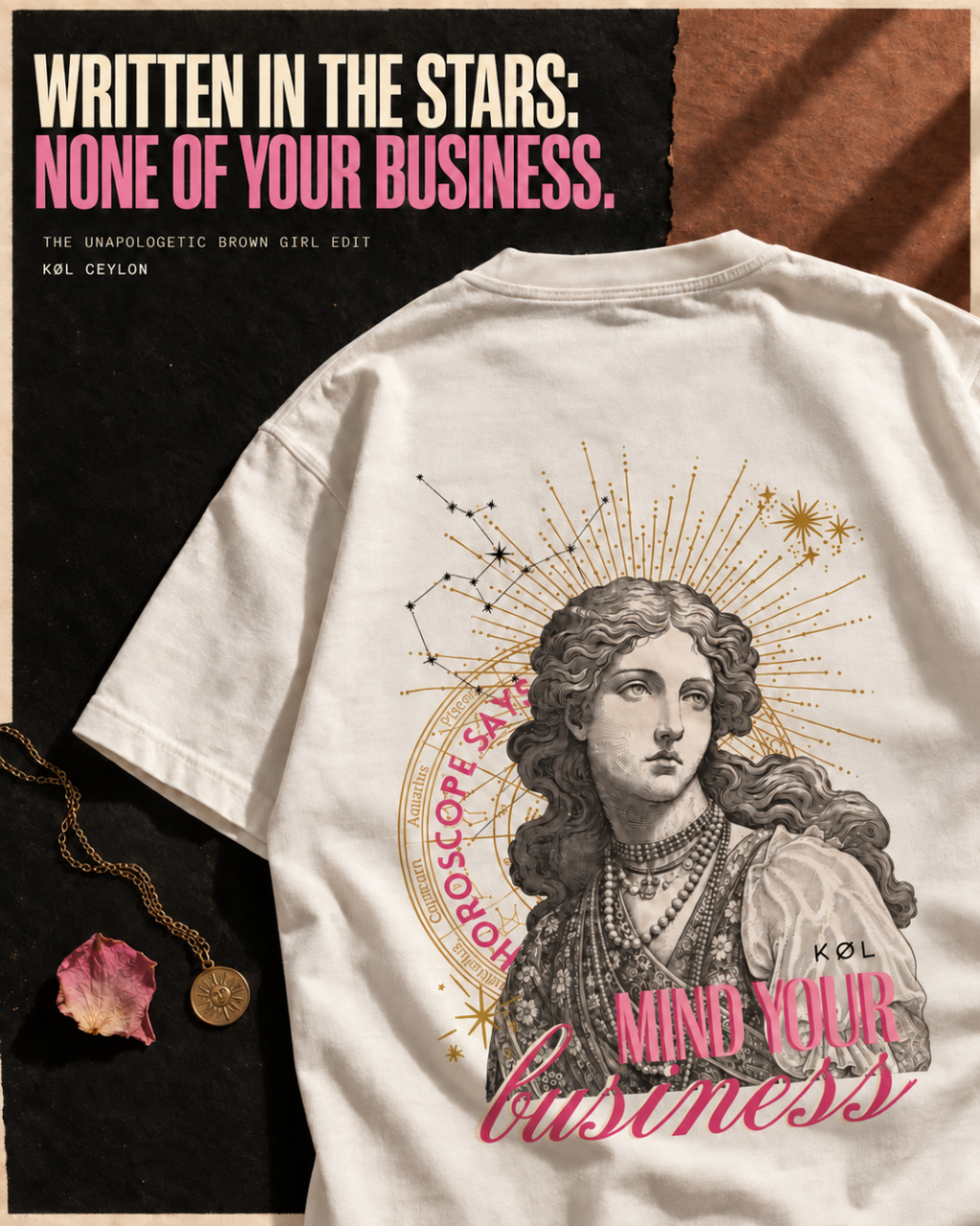 Horoscope says mind your business | Oversized T-Shirt
