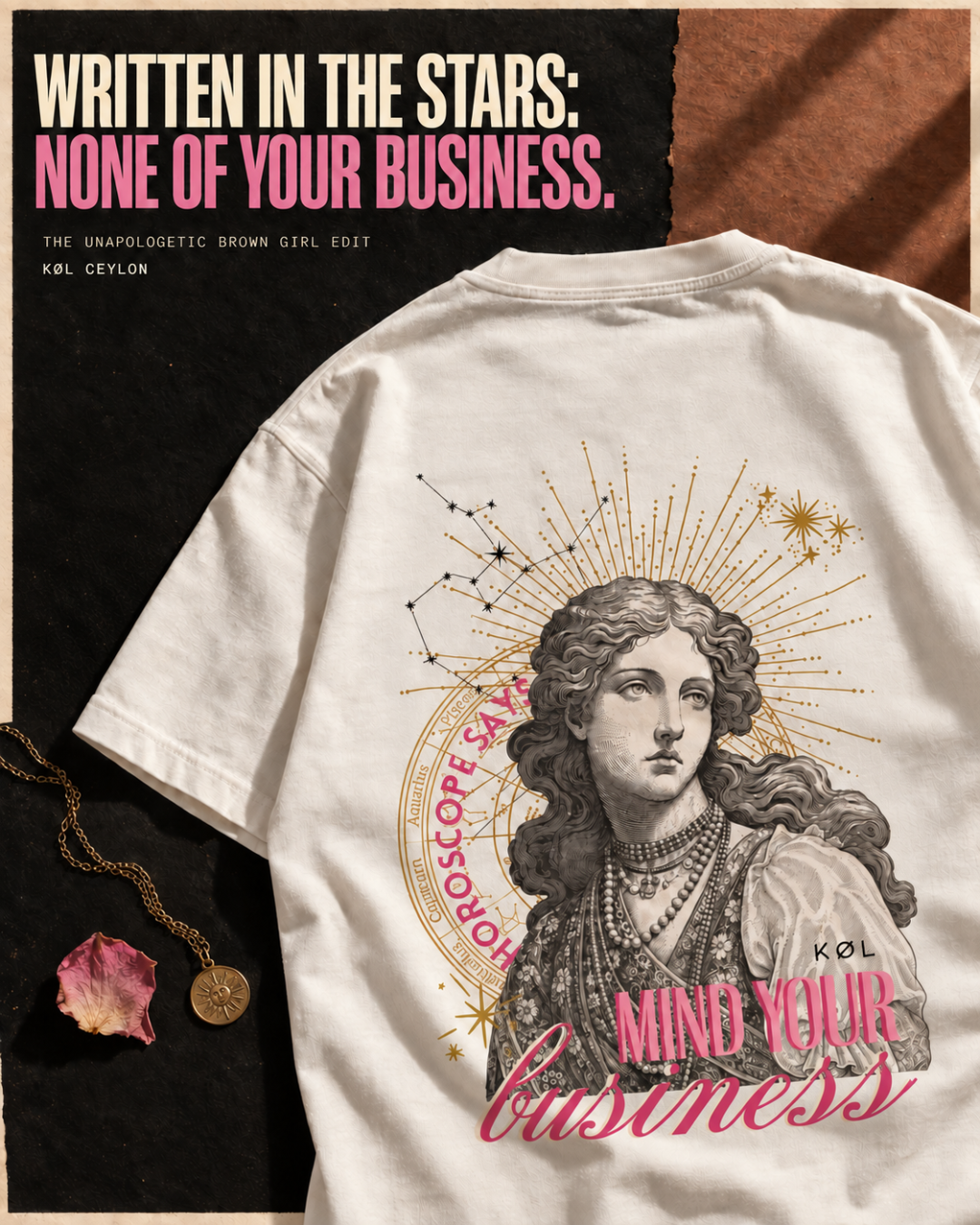 Horoscope says mind your business | Oversized T-Shirt