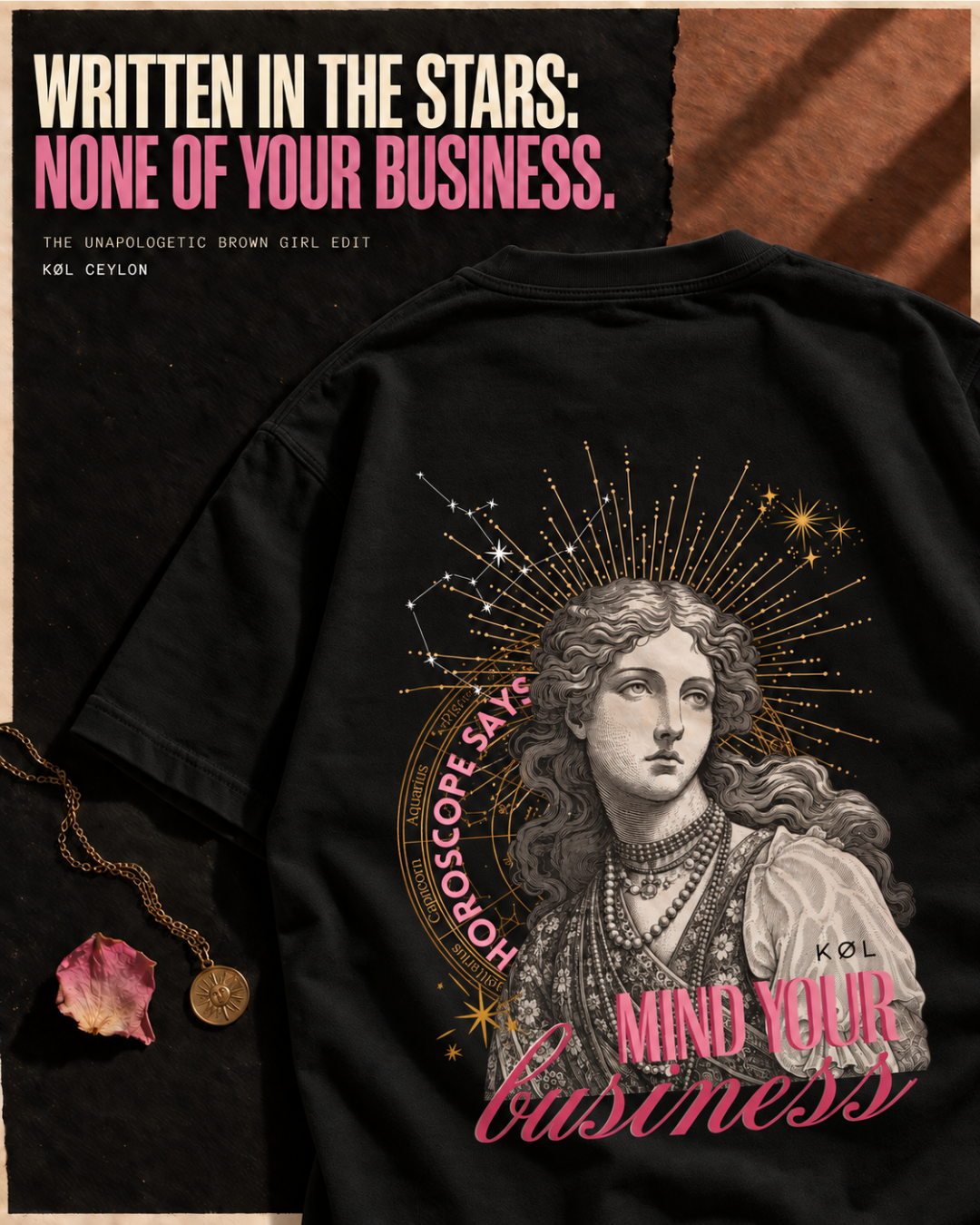 Horoscope says mind your business | Oversized T-Shirt