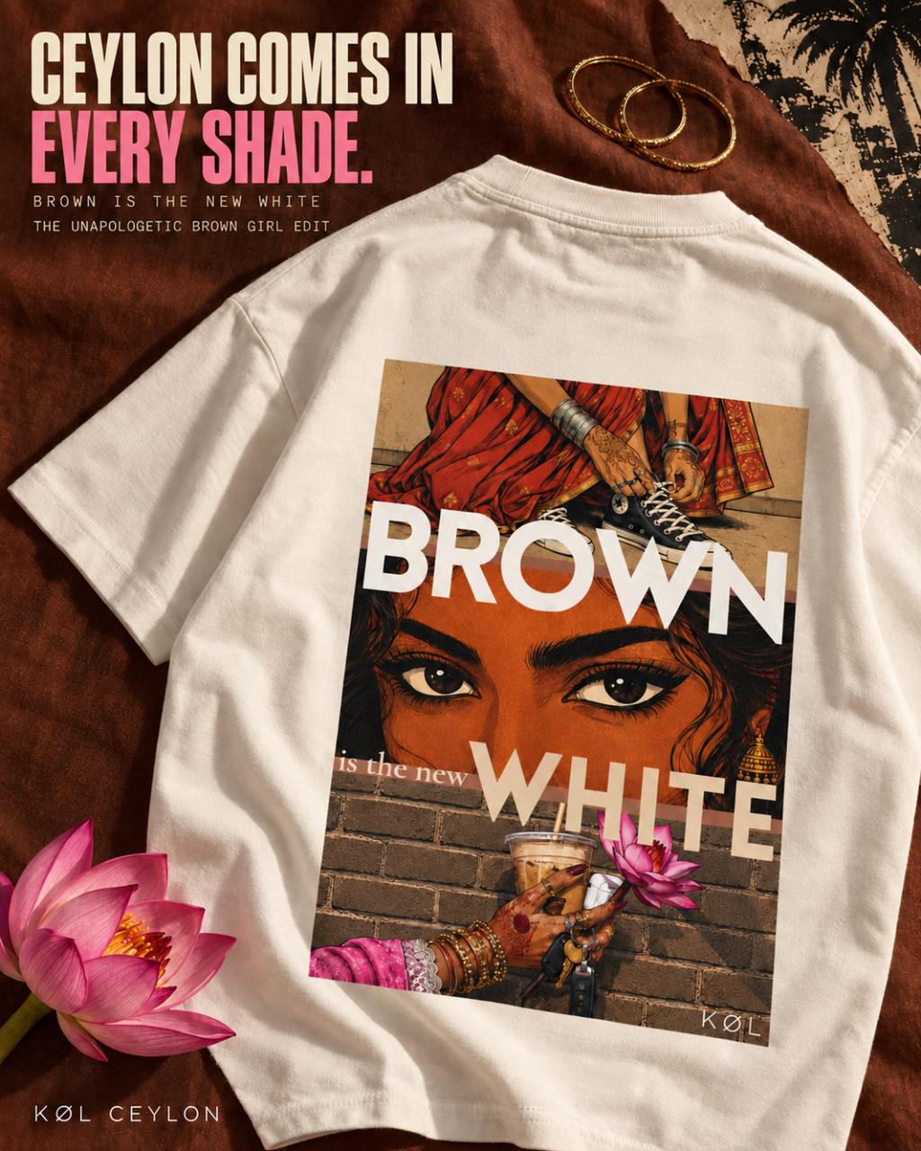 Brown is the new white | Oversized T-Shirt