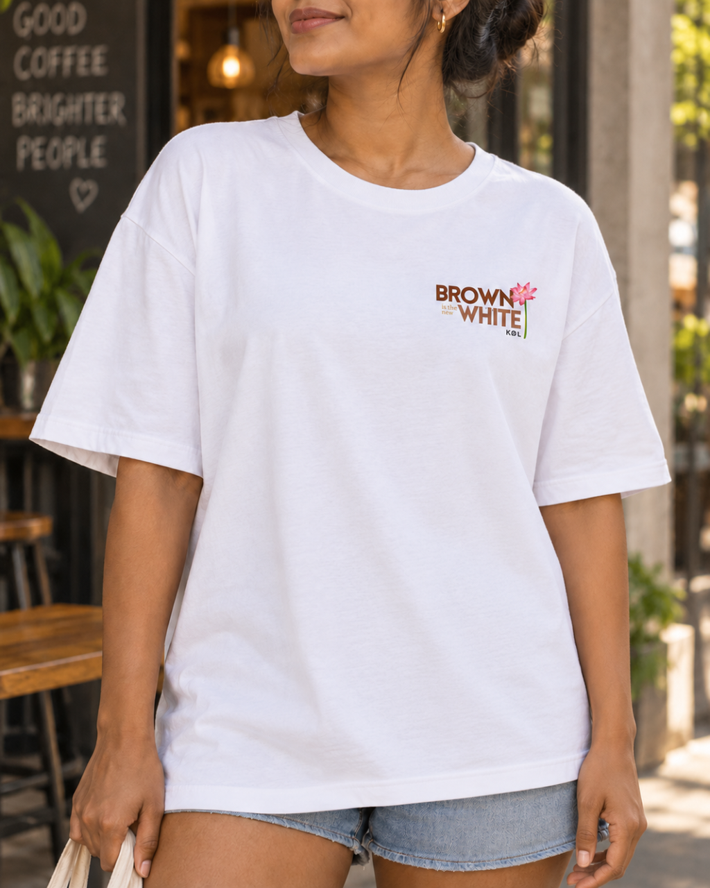 Brown is the new white | Oversized T-Shirt